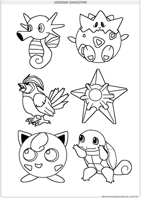 pokemon coloring|Desenhos de Pokémon para Colorir e Imprimir